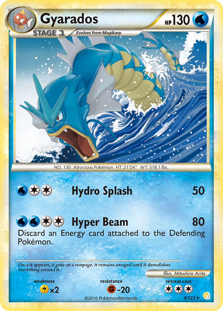 Gyarados (4/123) [HeartGold & SoulSilver: Base Set] - The Mythic Store | 24h Order Processing