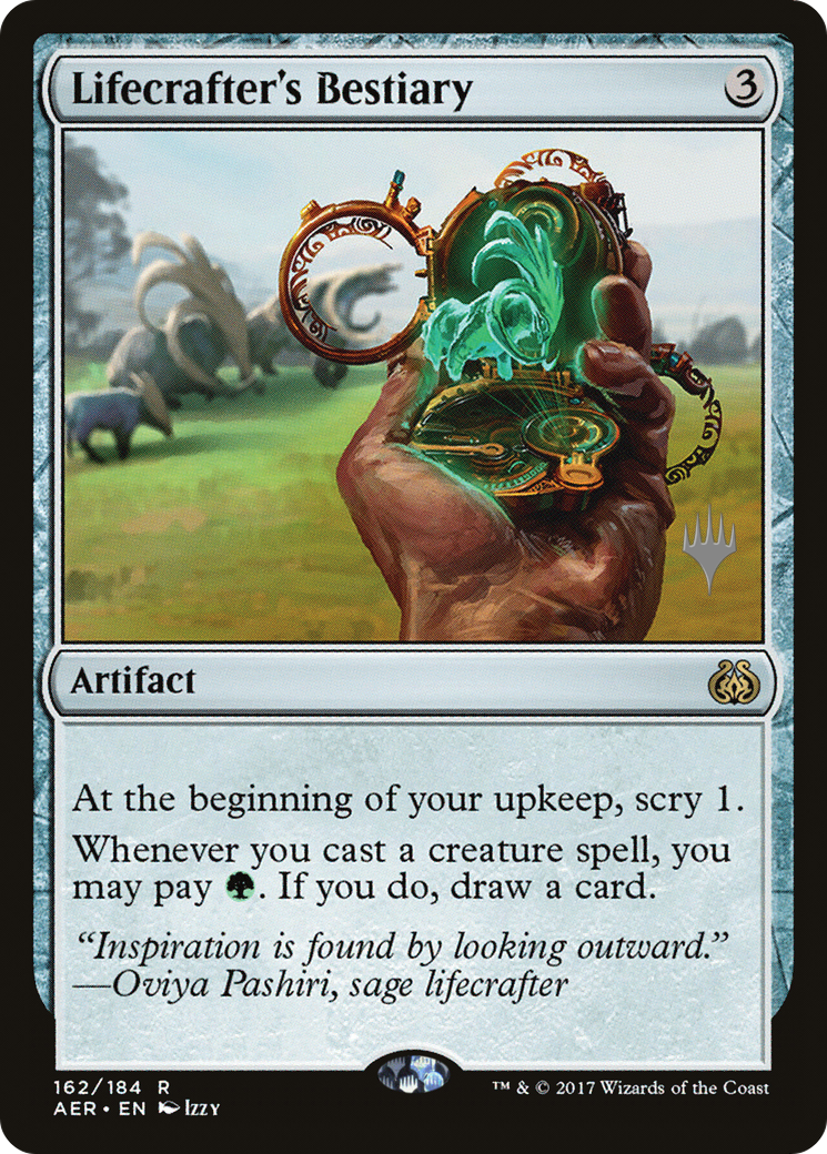 Lifecrafter's Bestiary (Promo Pack) [Aether Revolt Promos] - The Mythic Store | 24h Order Processing