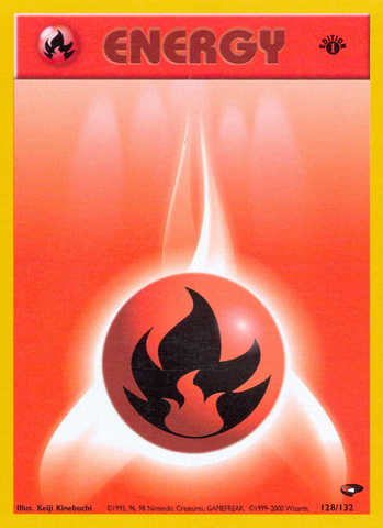 Fire Energy (128/132) [Gym Challenge 1st Edition] - The Mythic Store | 24h Order Processing