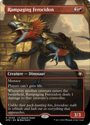 Rampaging Ferocidon (Borderless) [The Lost Caverns of Ixalan Special Guests] - The Mythic Store | 24h Order Processing