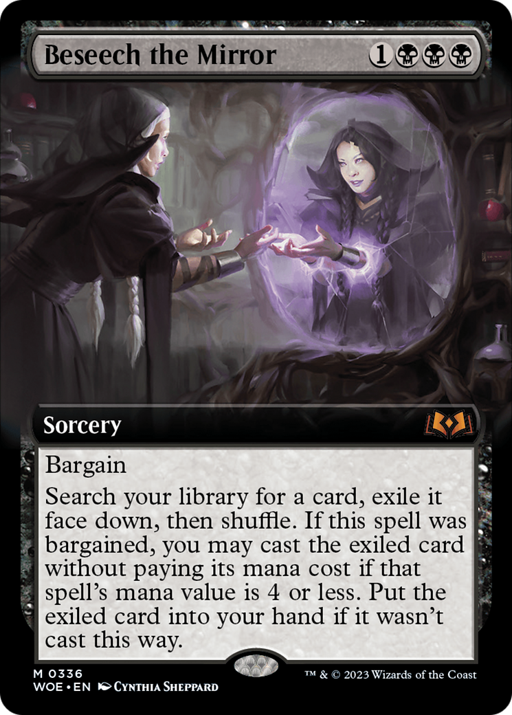 Beseech the Mirror (Extended Art) [Wilds of Eldraine] - The Mythic Store | 24h Order Processing