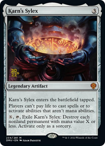 Karn's Sylex [Dominaria United Prerelease Promos] - The Mythic Store | 24h Order Processing