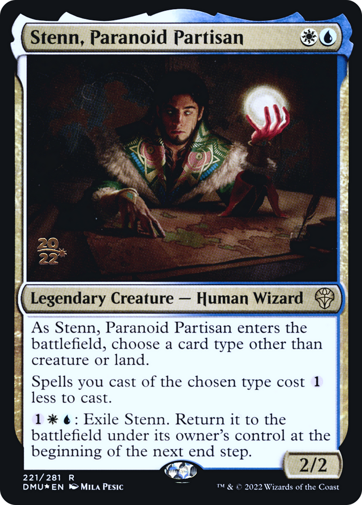 Stenn, Paranoid Partisan [Dominaria United Prerelease Promos] - The Mythic Store | 24h Order Processing