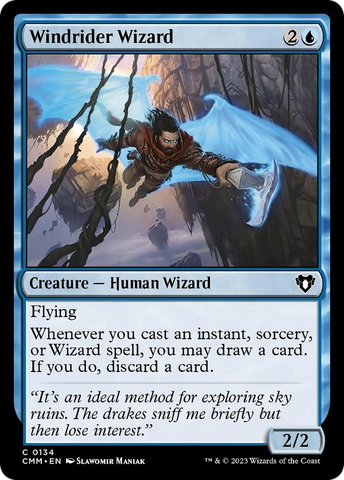 Windrider Wizard [Commander Masters] - The Mythic Store | 24h Order Processing