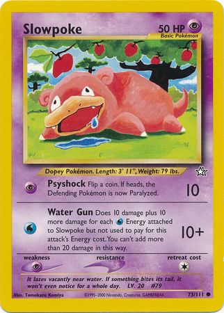 Slowpoke (73/111) [Neo Genesis Unlimited] - The Mythic Store | 24h Order Processing