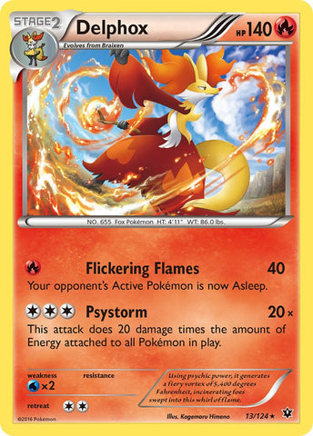 Delphox (13/124) (Theme Deck Exclusive) [XY: Fates Collide] - The Mythic Store | 24h Order Processing