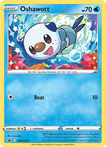 Oshawott (SWSH222) [Sword & Shield: Black Star Promos] - The Mythic Store | 24h Order Processing