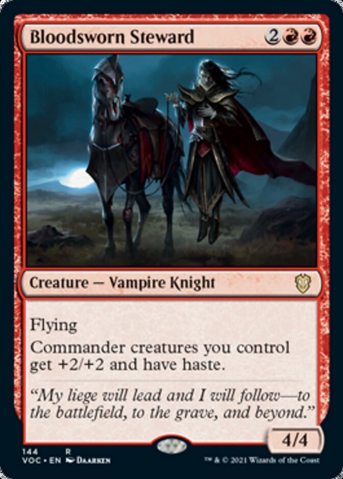 Bloodsworn Steward [Innistrad: Crimson Vow Commander] - The Mythic Store | 24h Order Processing