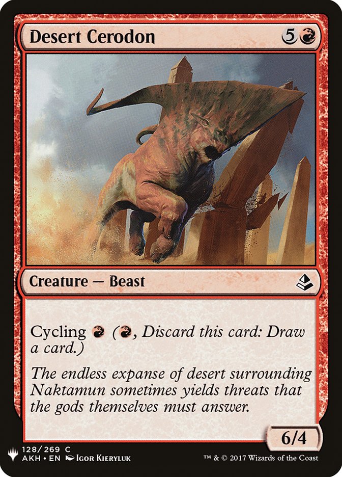 Desert Cerodon [Mystery Booster] - The Mythic Store | 24h Order Processing