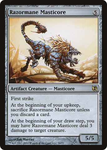 Razormane Masticore [Duel Decks: Elspeth vs. Tezzeret] - The Mythic Store | 24h Order Processing