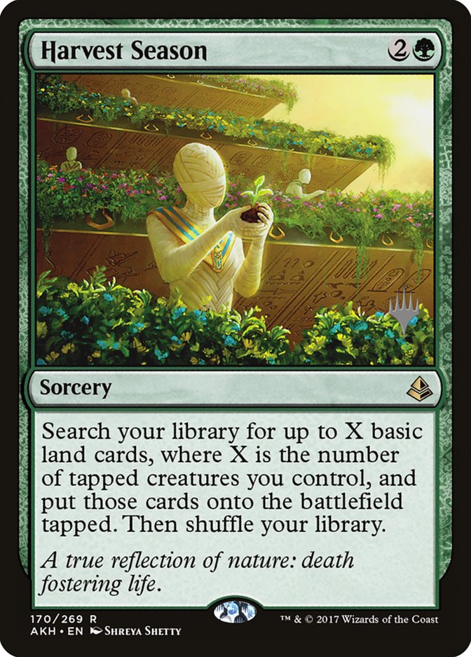 Harvest Season (Promo Pack) [Amonkhet Promos] - The Mythic Store | 24h Order Processing
