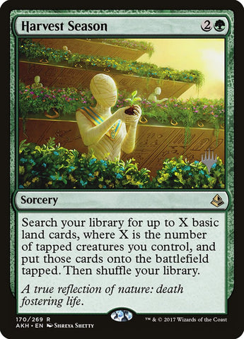 Harvest Season (Promo Pack) [Amonkhet Promos] - The Mythic Store | 24h Order Processing