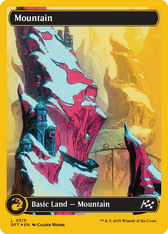 Mountain (0515) (First-Place Foil) [Aetherdrift] - The Mythic Store | 24h Order Processing