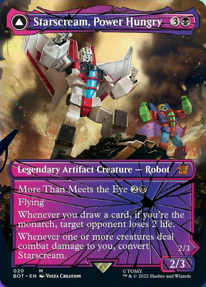 Starscream, Power Hungry // Starscream, Seeker Leader (Shattered Glass) [Transformers] - The Mythic Store | 24h Order Processing