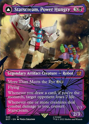 Starscream, Power Hungry // Starscream, Seeker Leader (Shattered Glass) [Transformers] - The Mythic Store | 24h Order Processing