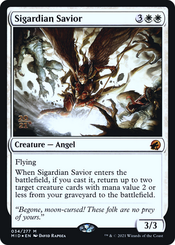 Sigardian Savior [Innistrad: Midnight Hunt Prerelease Promos] - The Mythic Store | 24h Order Processing