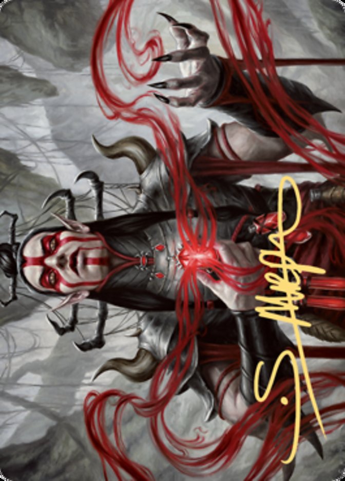 Malakir Blood-Priest Art Card (Gold-Stamped Signature) [Zendikar Rising Art Series] - The Mythic Store | 24h Order Processing