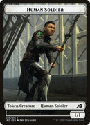 Cat Bird // Human Soldier (004) Double-Sided Token [Ikoria: Lair of Behemoths Tokens] - The Mythic Store | 24h Order Processing