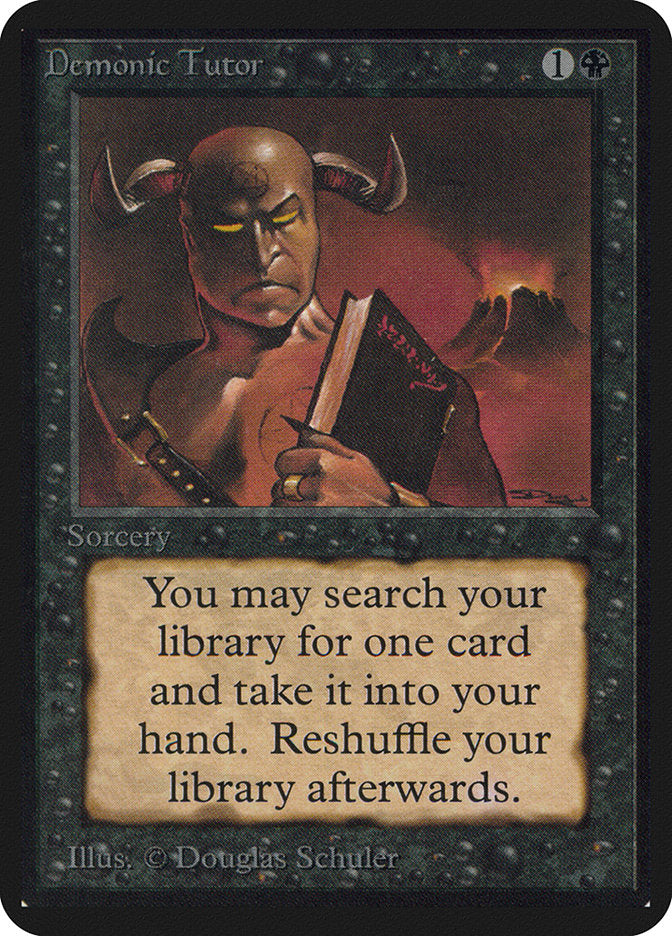 Demonic Tutor [Alpha Edition] - The Mythic Store | 24h Order Processing