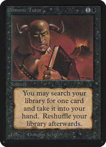 Demonic Tutor [Alpha Edition] - The Mythic Store | 24h Order Processing