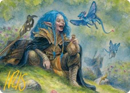 Feywild Trickster Art Card (Gold-Stamped Signature) [Dungeons & Dragons: Adventures in the Forgotten Realms Art Series] - The Mythic Store | 24h Order Processing