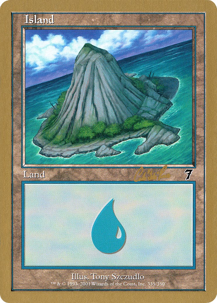 Island (cr335b) (Carlos Romao) [World Championship Decks 2002] - The Mythic Store | 24h Order Processing