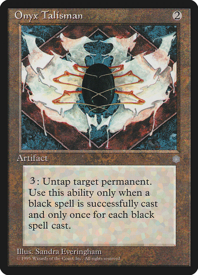 Onyx Talisman [Ice Age] - The Mythic Store | 24h Order Processing