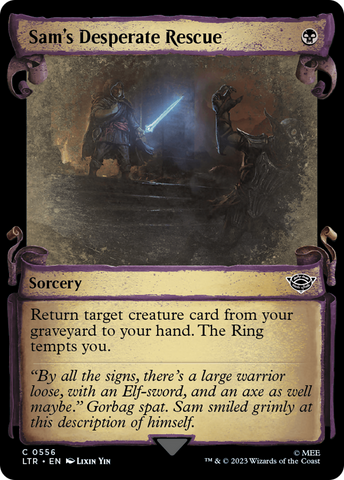 Sam's Desperate Rescue [The Lord of the Rings: Tales of Middle-Earth Showcase Scrolls] - The Mythic Store | 24h Order Processing