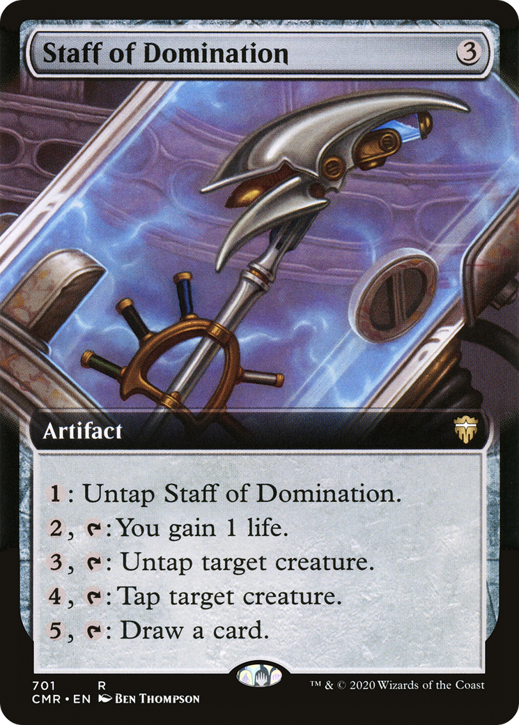 Staff of Domination (Extended Art) [Commander Legends] - The Mythic Store | 24h Order Processing