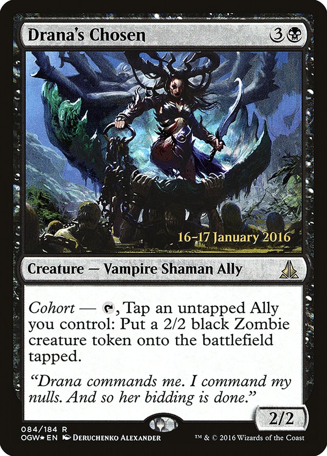 Drana's Chosen [Oath of the Gatewatch Prerelease Promos] - The Mythic Store | 24h Order Processing