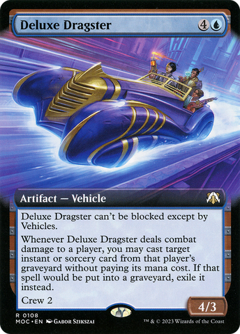 Deluxe Dragster (Extended Art) [March of the Machine Commander] - The Mythic Store | 24h Order Processing