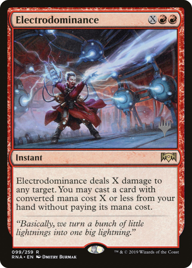 Electrodominance (Promo Pack) [Ravnica Allegiance Promos] - The Mythic Store | 24h Order Processing