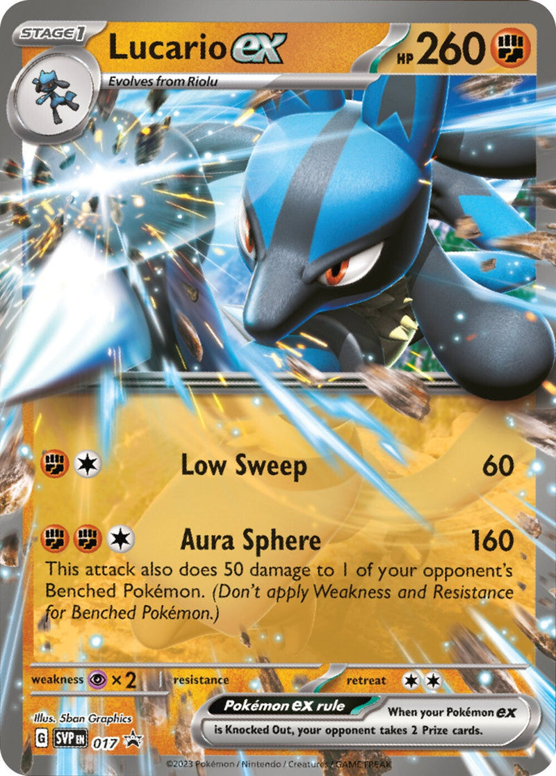 Lucario ex (017) [Scarlet & Violet: Black Star Promos] - The Mythic Store | 24h Order Processing