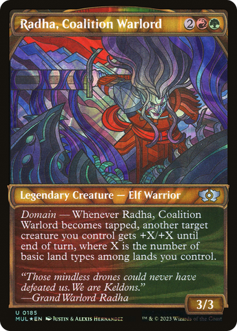 Radha, Coalition Warlord (Halo Foil) [Multiverse Legends] - The Mythic Store | 24h Order Processing