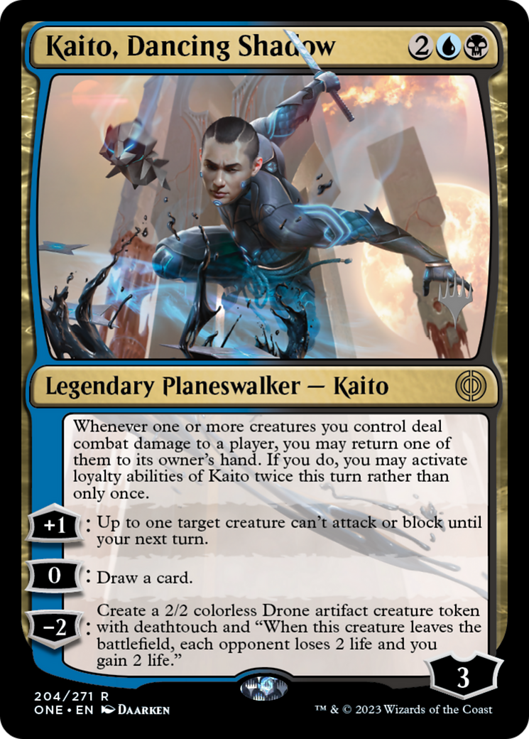 Kaito, Dancing Shadow (Promo Pack) [Phyrexia: All Will Be One Promos] - The Mythic Store | 24h Order Processing
