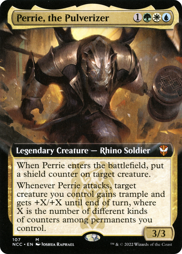 Perrie, the Pulverizer (Extended Art) [Streets of New Capenna Commander] - The Mythic Store | 24h Order Processing
