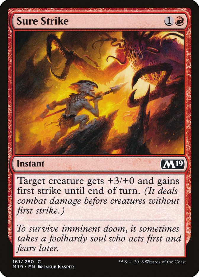 Sure Strike [Core Set 2019] - The Mythic Store | 24h Order Processing