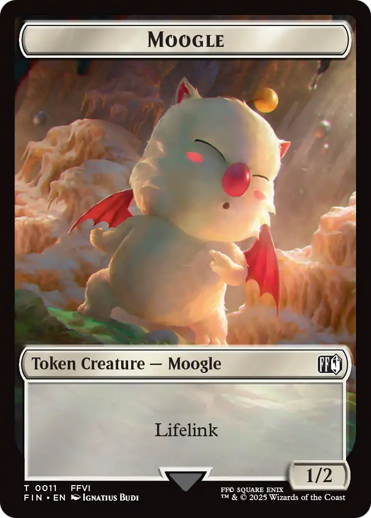 Hero (0004) // Moogle (0011) Double-Sided Token [FINAL FANTASY Tokens] - The Mythic Store | 24h Order Processing