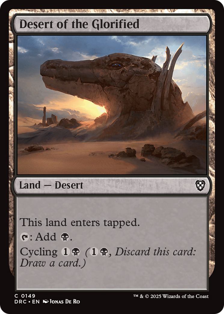 Desert of the Glorified [Aetherdrift Commander] - The Mythic Store | 24h Order Processing