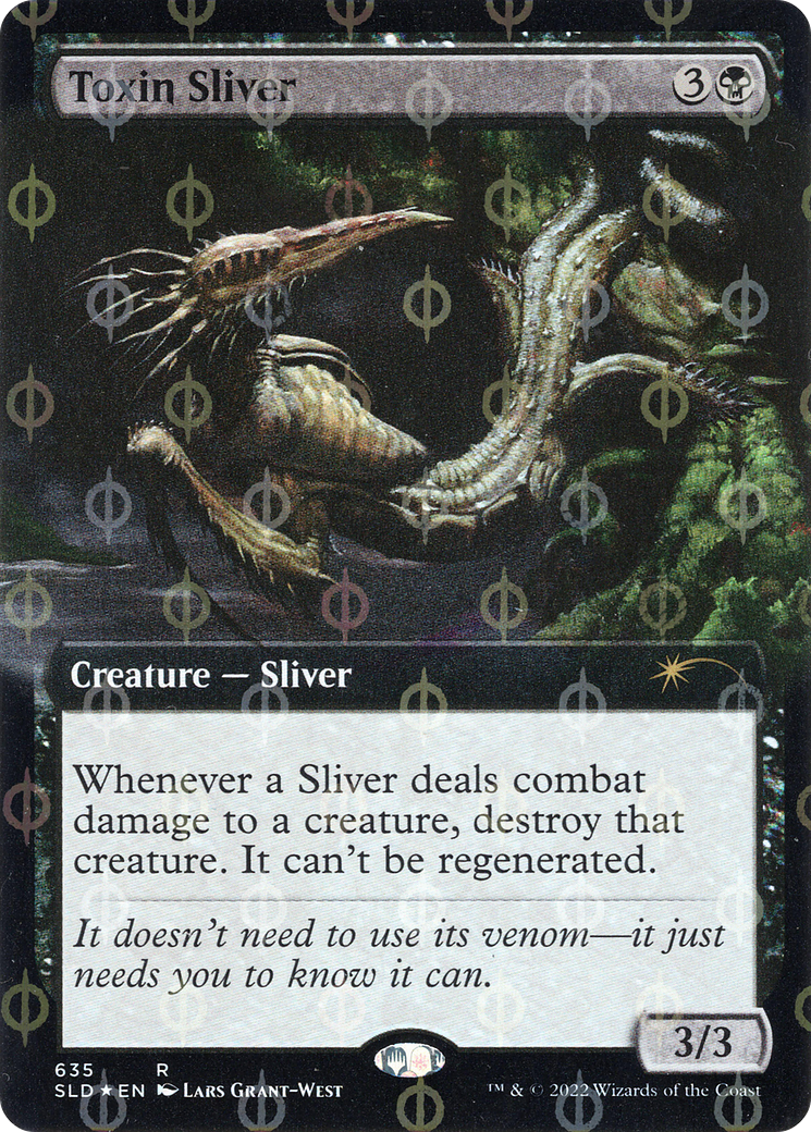 Toxin Sliver (Extended Art) (Step-and-Compleat Foil) [Secret Lair Drop Promos] - The Mythic Store | 24h Order Processing