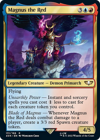 Magnus the Red (Surge Foil) [Warhammer 40,000] - The Mythic Store | 24h Order Processing