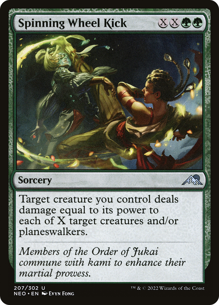 Spinning Wheel Kick [Kamigawa: Neon Dynasty] - The Mythic Store | 24h Order Processing