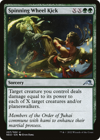 Spinning Wheel Kick [Kamigawa: Neon Dynasty] - The Mythic Store | 24h Order Processing