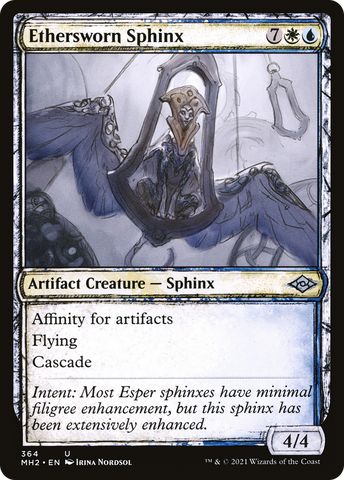 Ethersworn Sphinx (Sketch) [Modern Horizons 2] - The Mythic Store | 24h Order Processing