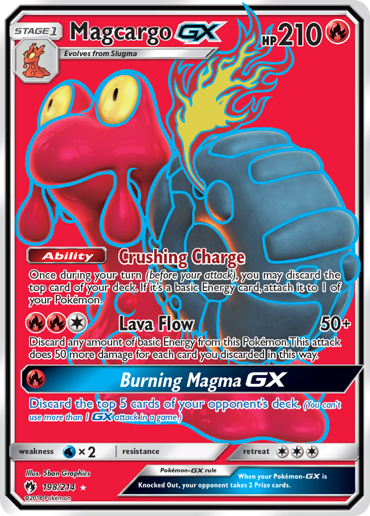 Magcargo GX (198/214) [Sun & Moon: Lost Thunder] - The Mythic Store | 24h Order Processing