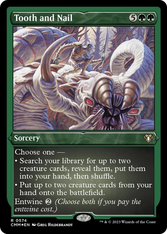 Tooth and Nail (Foil Etched) [Commander Masters] - The Mythic Store | 24h Order Processing