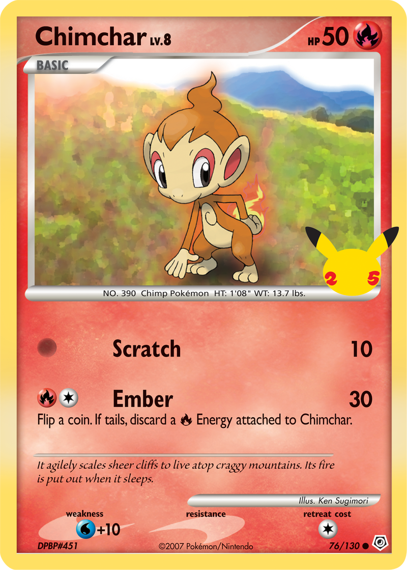 Chimchar (76/130) (Jumbo Card) [First Partner Pack] - The Mythic Store | 24h Order Processing