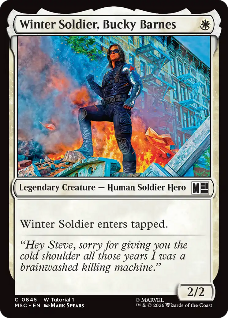 Winter Soldier, Bucky Barnes [Marvel Super Heroes Commander] - The Mythic Store | 24h Order Processing