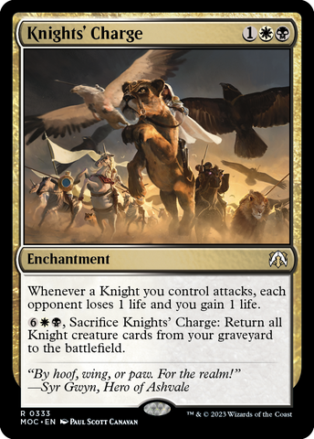 Knights' Charge [March of the Machine Commander] - The Mythic Store | 24h Order Processing