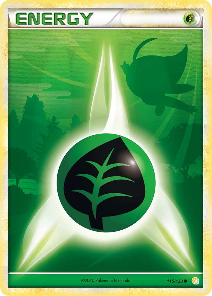 Grass Energy (115/123) [HeartGold & SoulSilver: Base Set] - The Mythic Store | 24h Order Processing